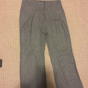 Zara soft dress pants gray